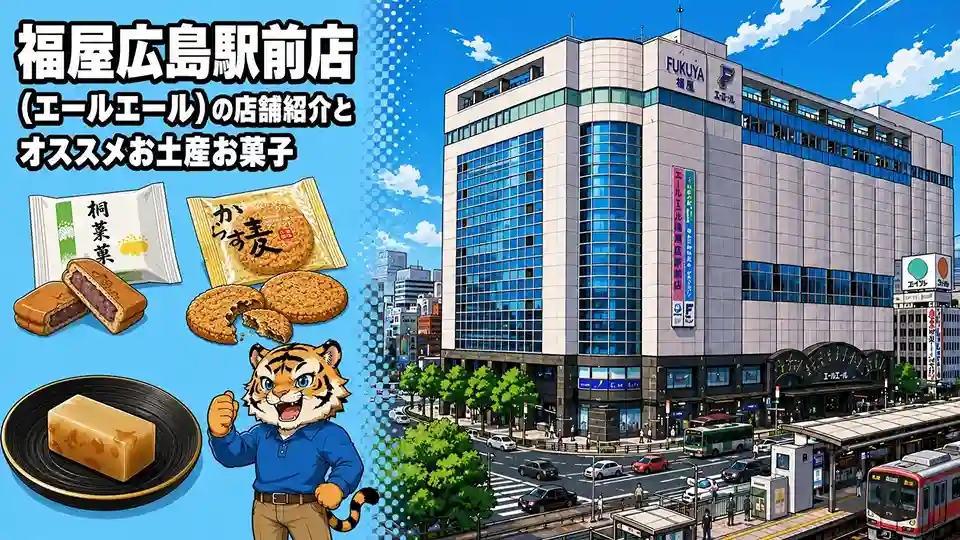 「福屋広島駅前店(エールエール)」の店舗紹介とオススメお土産お菓子