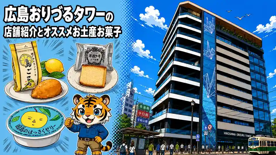 「広島おりづるタワー」の店舗紹介とオススメお土産お菓子
