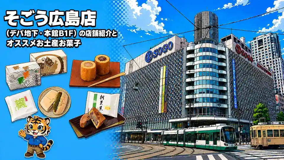 「そごう広島店(デパ地下・本館B1F)」の店舗紹介とオススメお土産お菓子